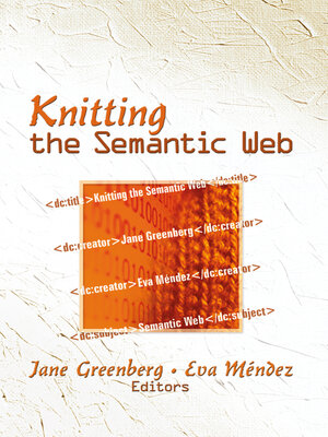cover image of Knitting the Semantic Web